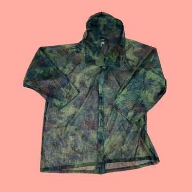 Vintage mesh camouflage pullover - image 1