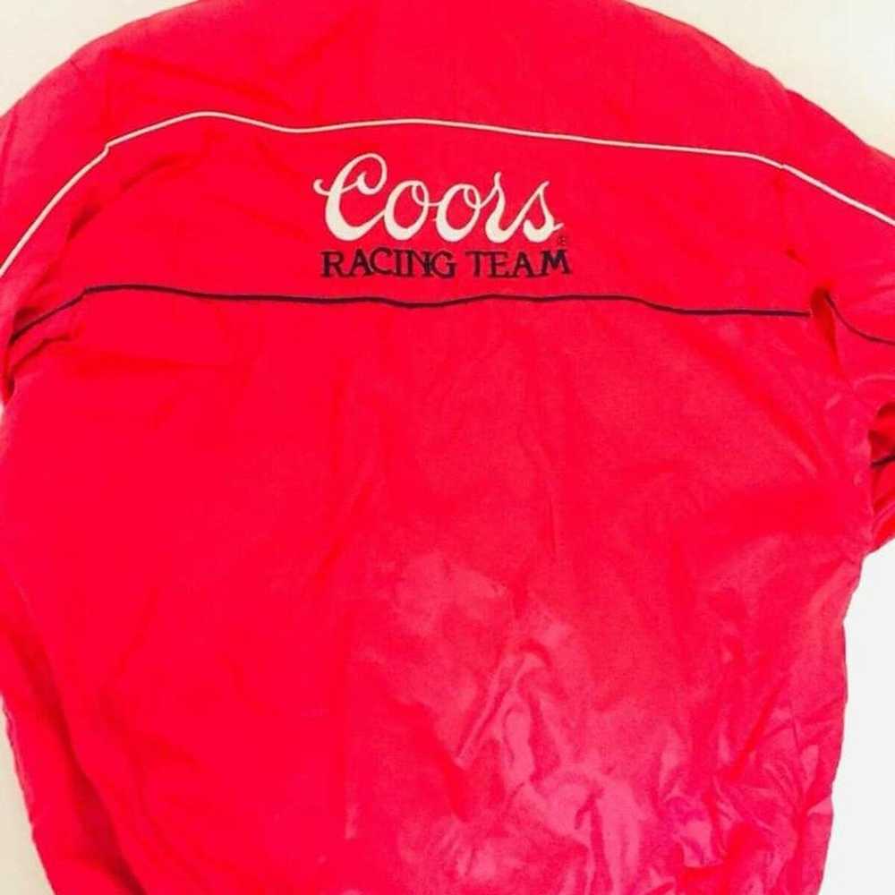 Vintage Coors Light racing jacket Size Large - image 2