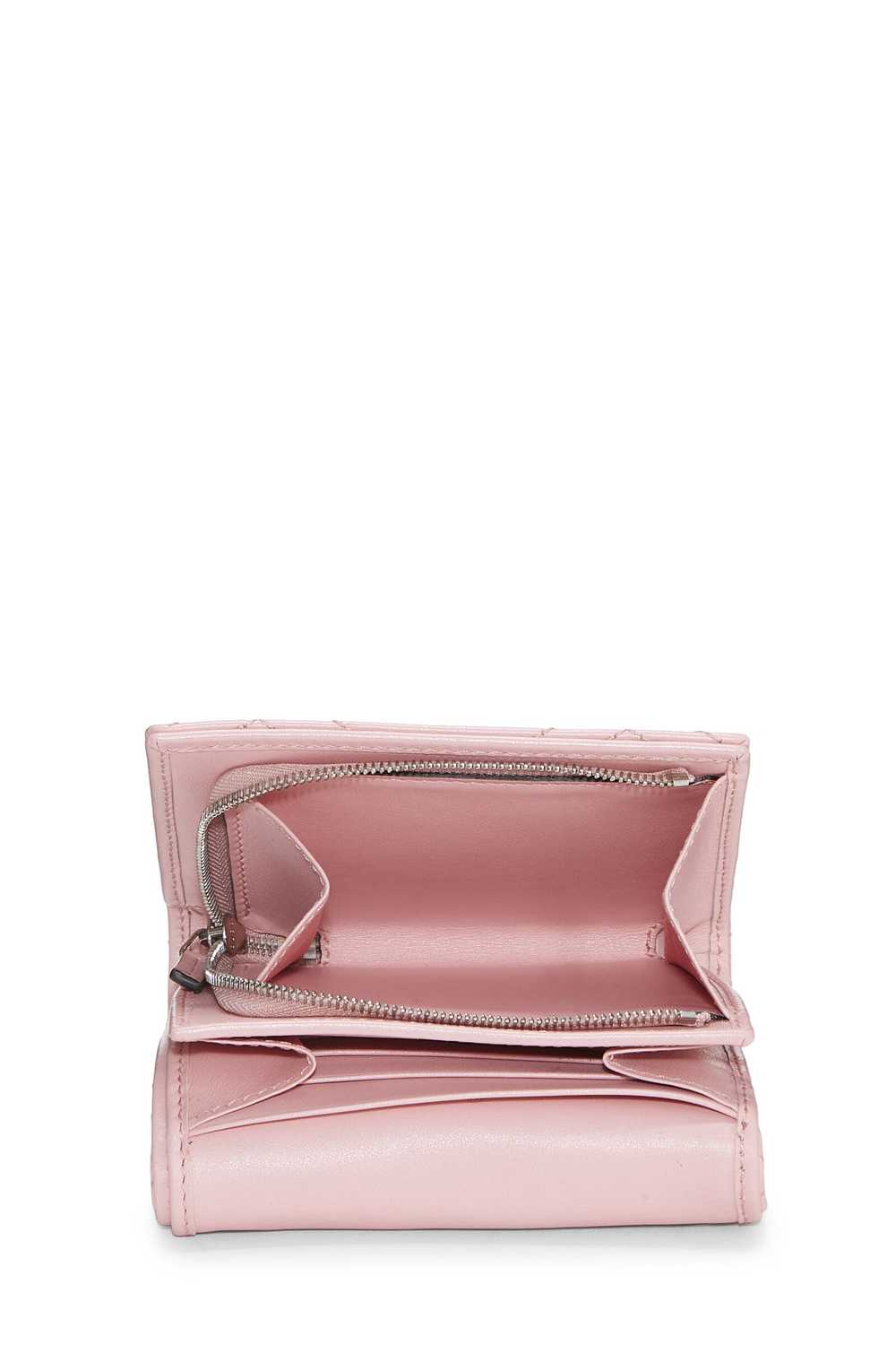 Pink Leather GG Marmont Card Case - image 4