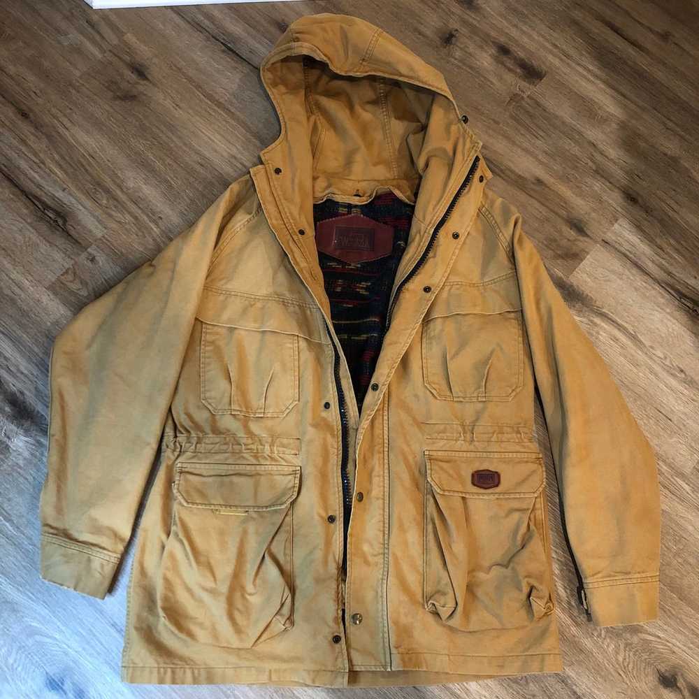 Vintage Woolrich Indian Wool Lined Full Zip Hood … - image 1