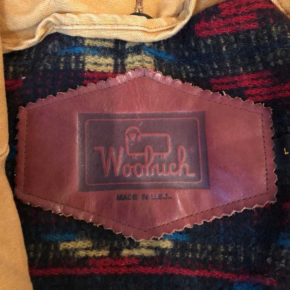 Vintage Woolrich Indian Wool Lined Full Zip Hood … - image 2