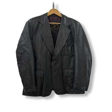 Lance Limited Men's Black Leather Jacket (Size 46… - image 1