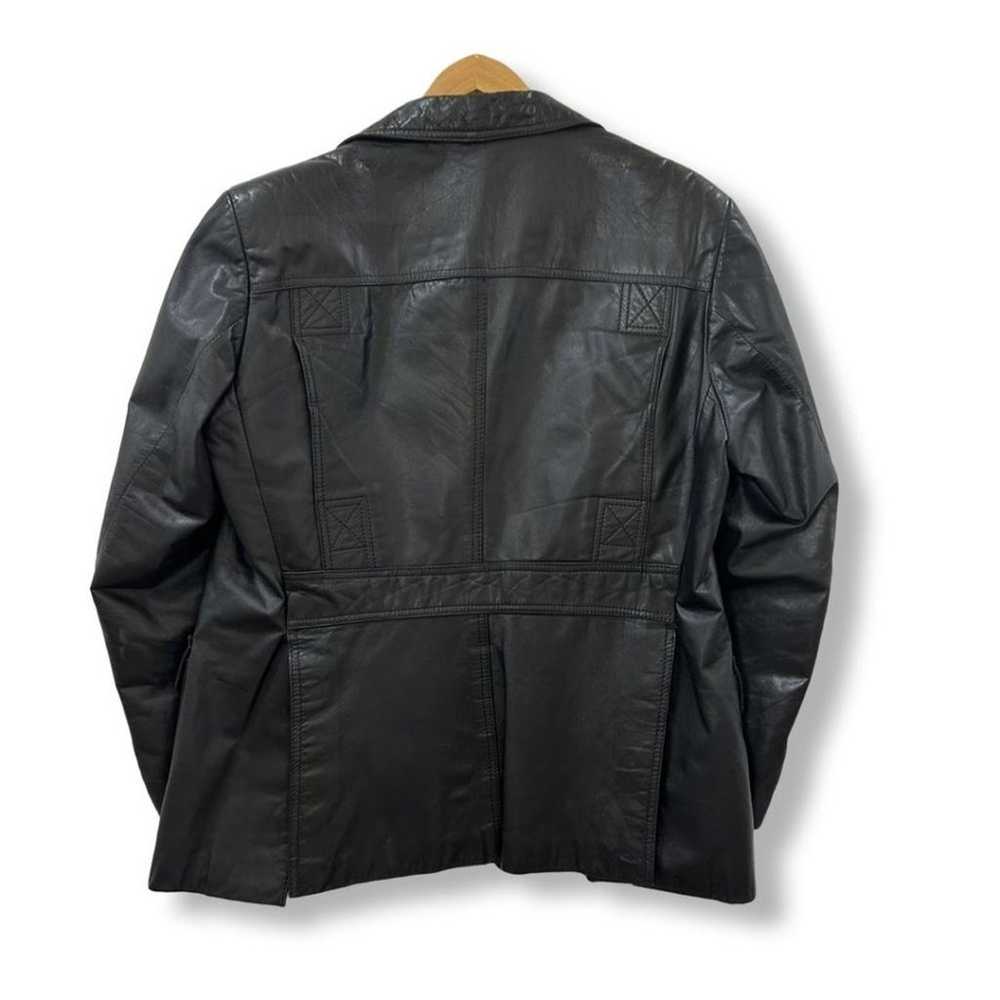 Lance Limited Men's Black Leather Jacket (Size 46… - image 2
