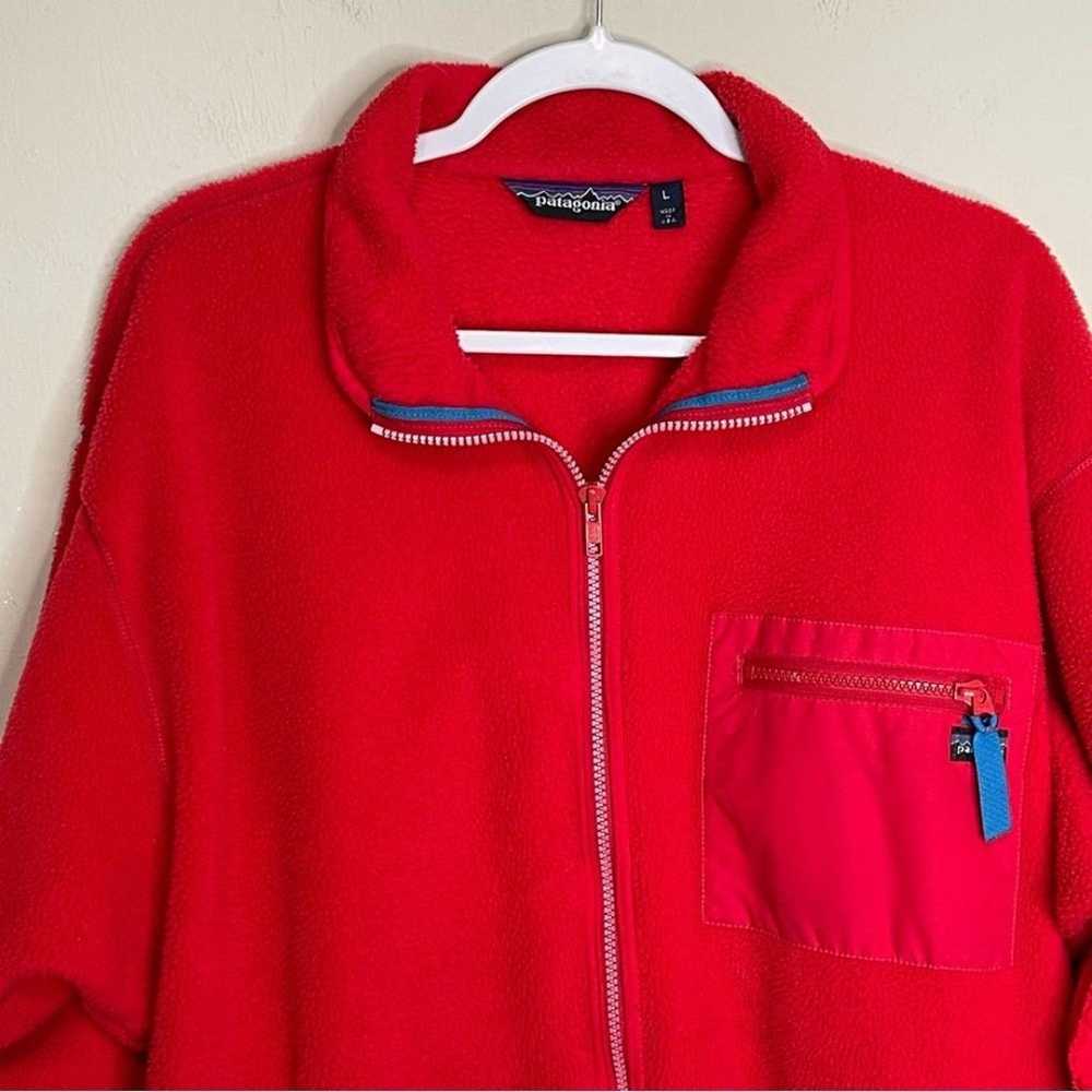 Vintage 90s Patagonia Synchilla Fleece Jacket Men… - image 3