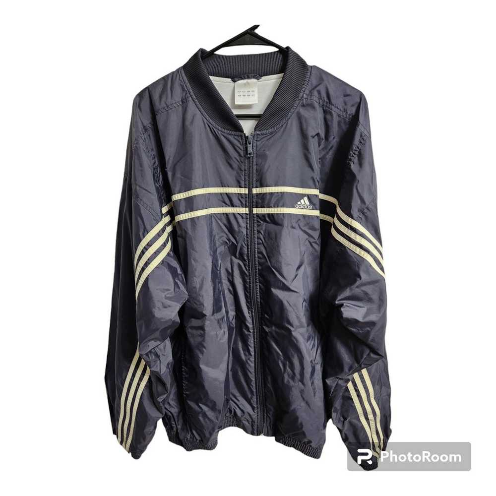 Vintage Adidas Jacket Windbreaker Oversized Track… - image 1