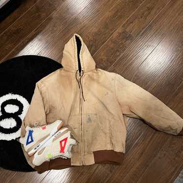 Vintage Sunfaded Carhartt Workwear Jacket - image 1