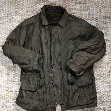 Vintage Timberland genuine leather coat