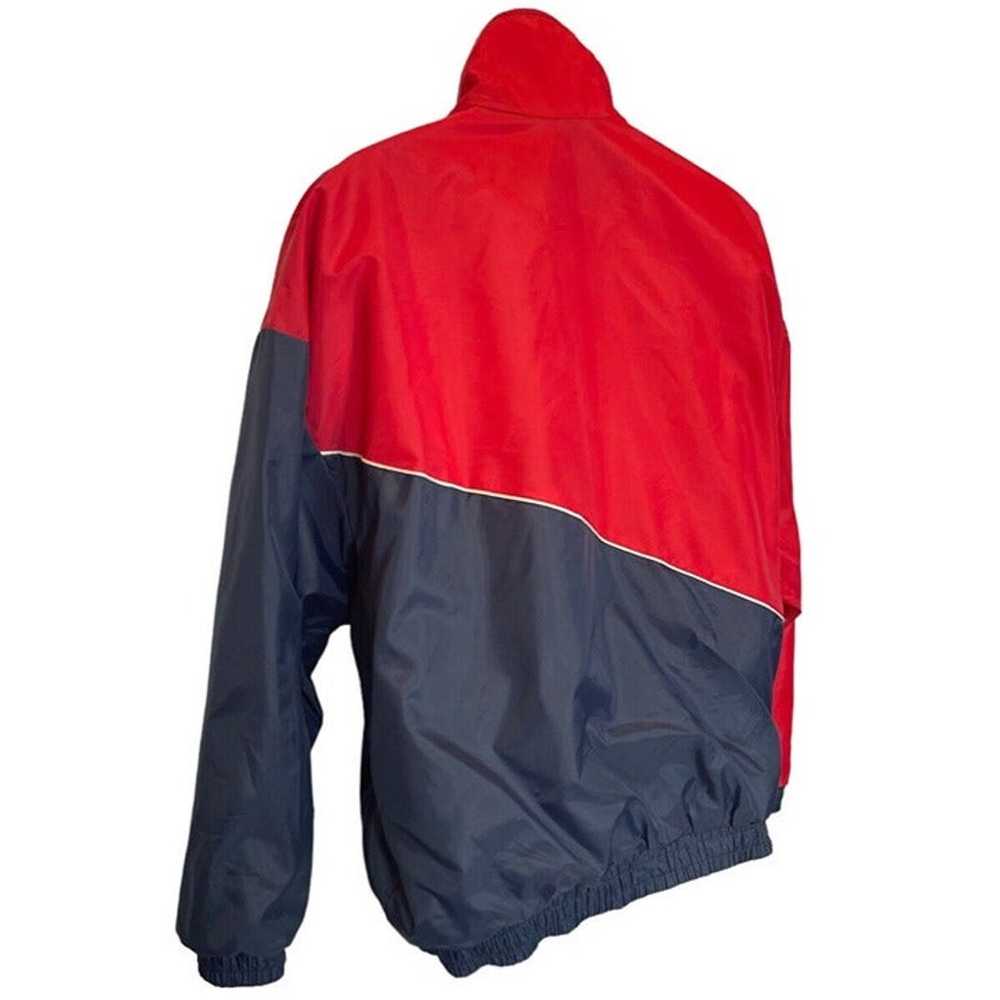 Vtg Crest Mobil Windbreaker Jacket underline Flee… - image 5