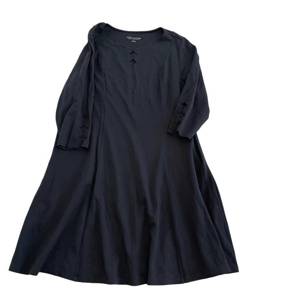 Soft Surroundings Black Dress Womens 1X Little Bl… - image 2