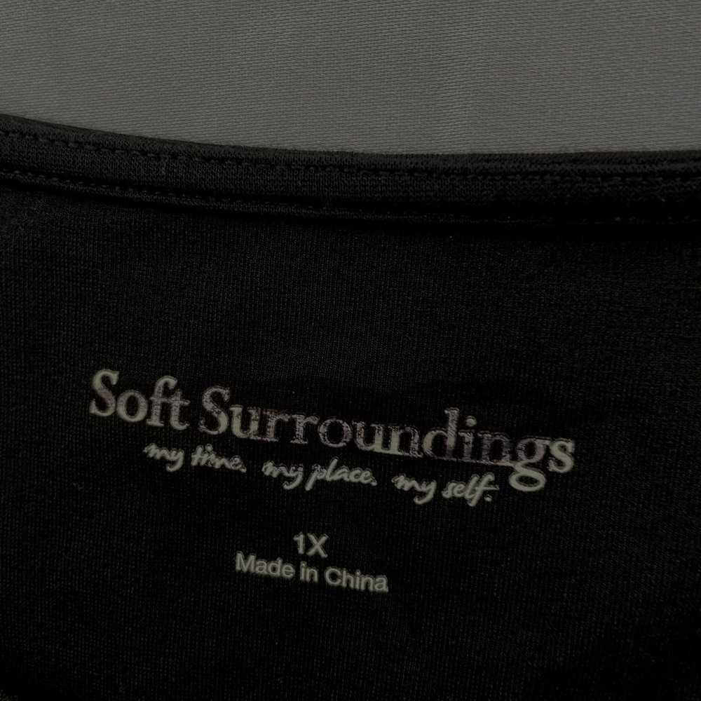 Soft Surroundings Black Dress Womens 1X Little Bl… - image 6