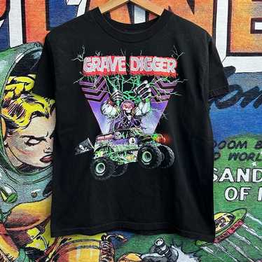 Grave Digger Monster Jam Tee Size Youth XL - image 1