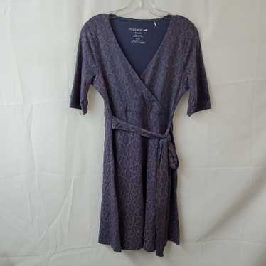 Organic Cotton-Mix Belted Wrap Dress