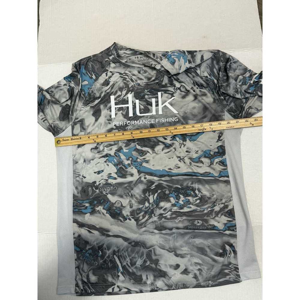 Huk Men's Long Fishing T-Shirt Size M Mossy Oak H… - image 7