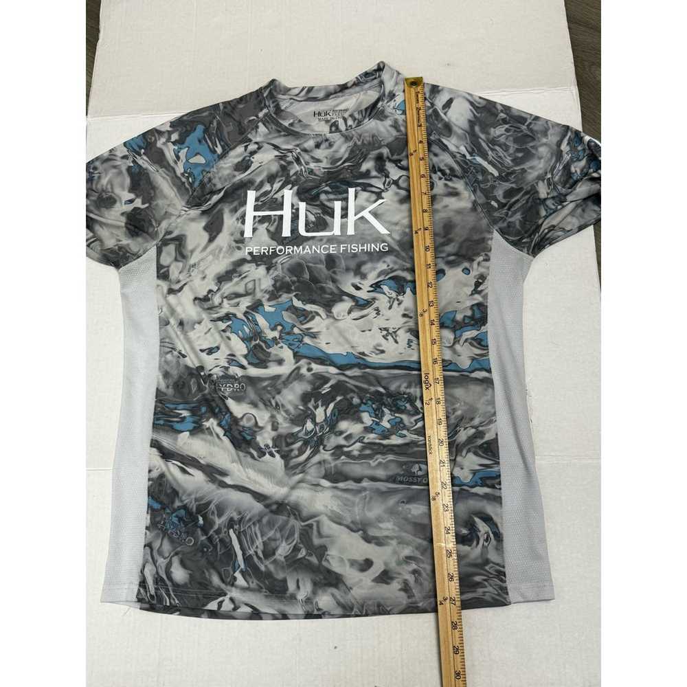 Huk Men's Long Fishing T-Shirt Size M Mossy Oak H… - image 8
