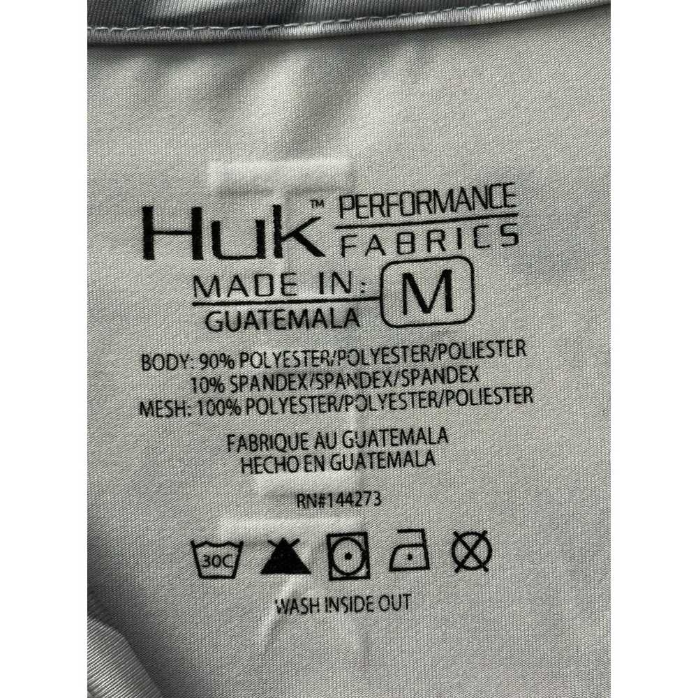 Huk Men's Long Fishing T-Shirt Size M Mossy Oak H… - image 9