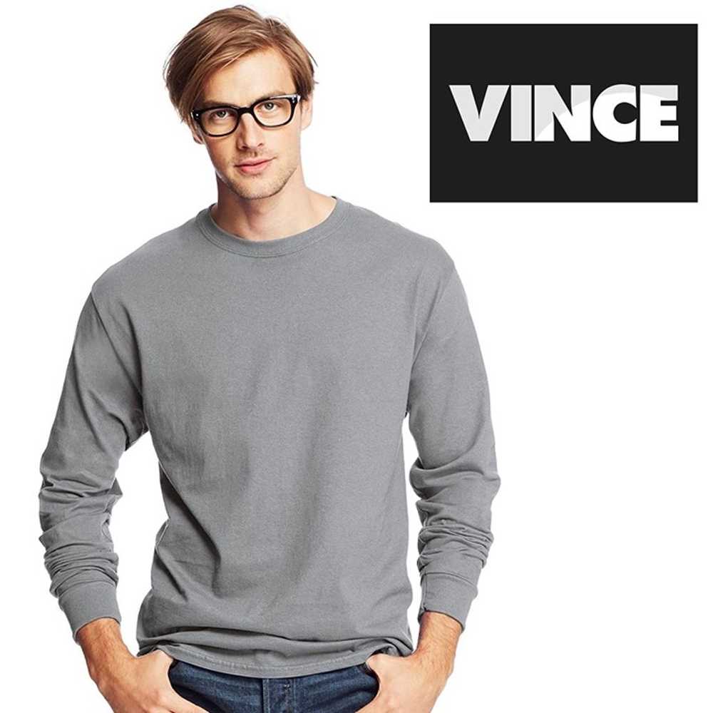 Vince Cashmere Blend Long Sleeve T Shirt Large ti… - image 1