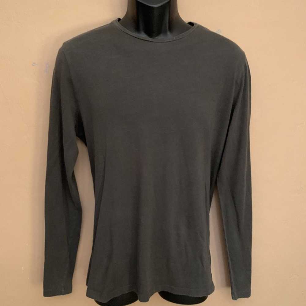 Vince Cashmere Blend Long Sleeve T Shirt Large ti… - image 2