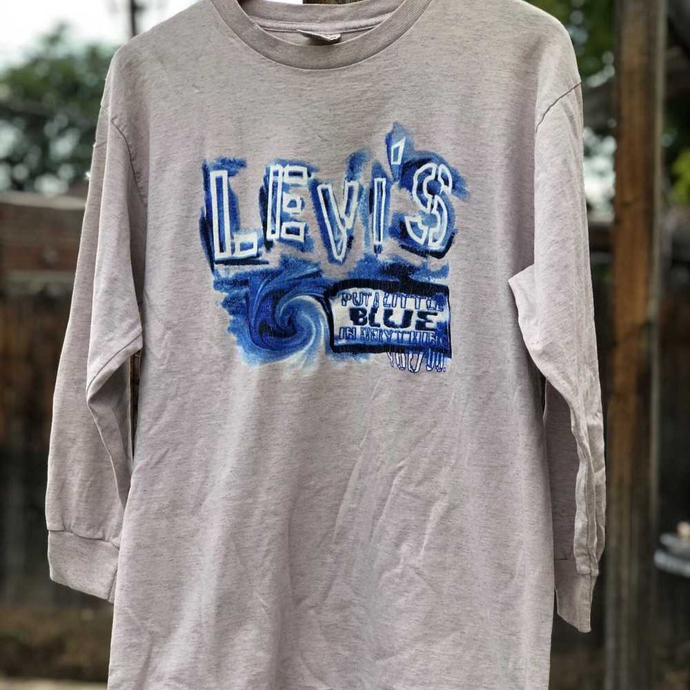 Vintage Levi's 80's Long Sleeve Shirt - image 1