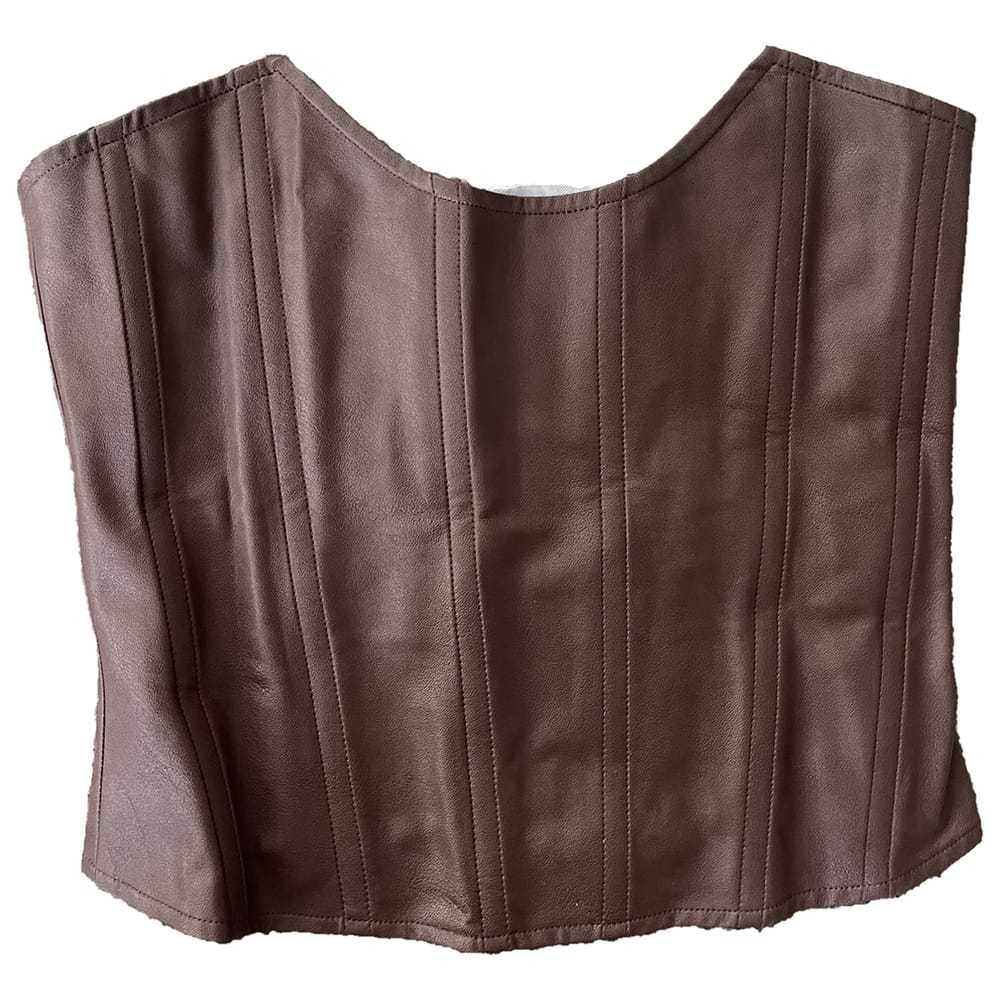 Miaou Leather corset - image 1