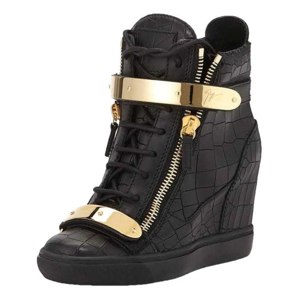 Giuseppe Zanotti Coby leather trainers - image 1