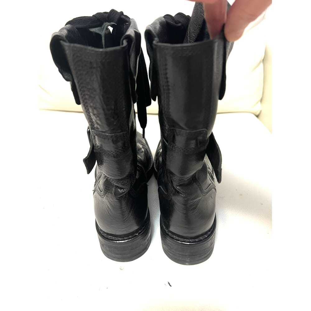 Ann Demeulemeester Leather biker boots - image 5