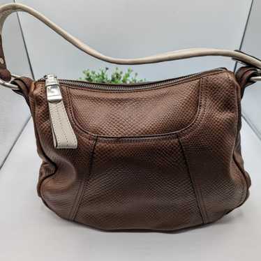 B Makowsky  Brown Leather Tote - image 1