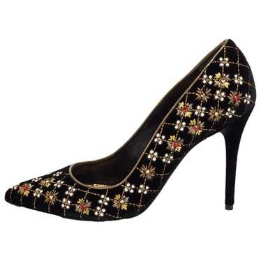 Alexander McQueen Velvet heels