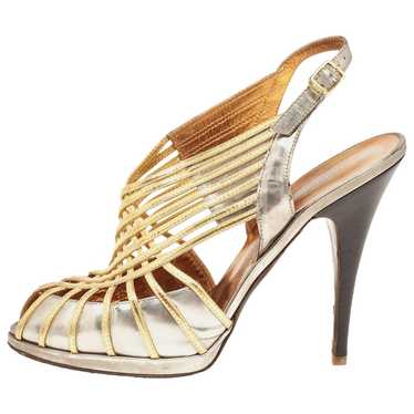 Roberto Cavalli Patent leather sandal