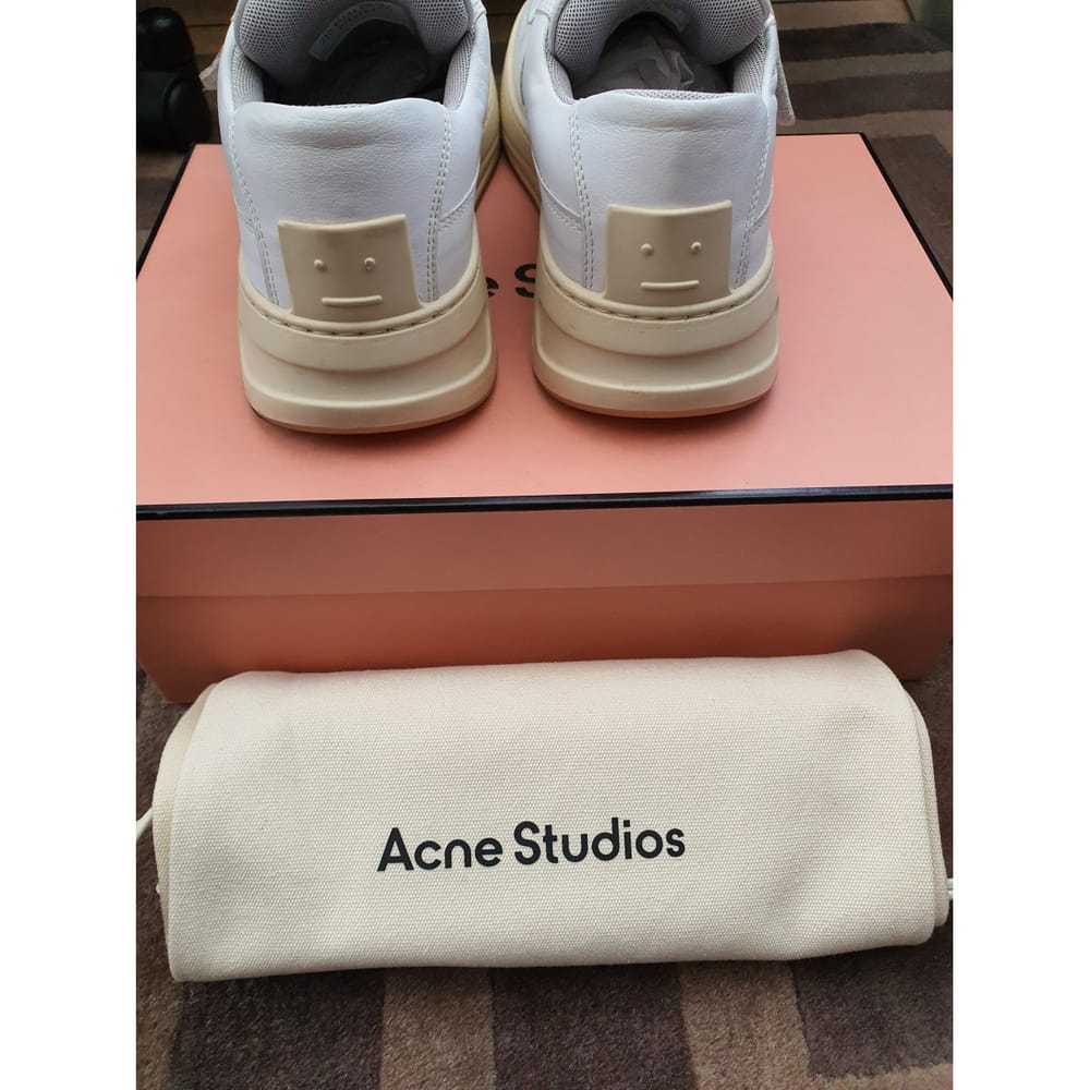 Acne Studios Steffey leather trainers - image 3