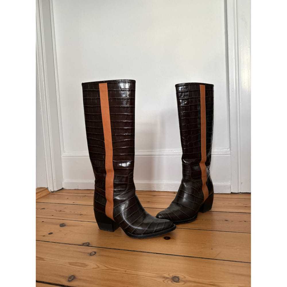 Chloé Vinny leather cowboy boots - image 3