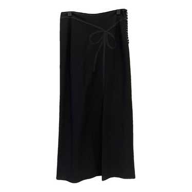 John Galliano Wool maxi skirt