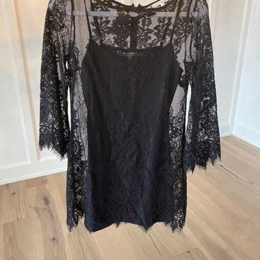 RACHEL Rachel Roy Black Lace Madeline Dress NWOT … - image 1