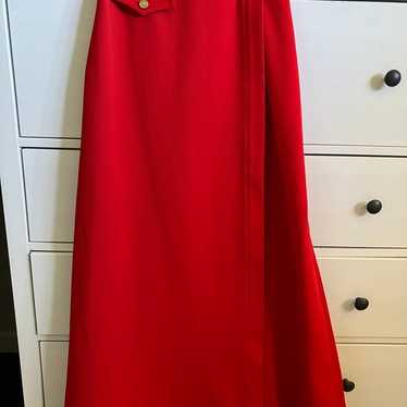 1970s James Kenrob Red Skirt