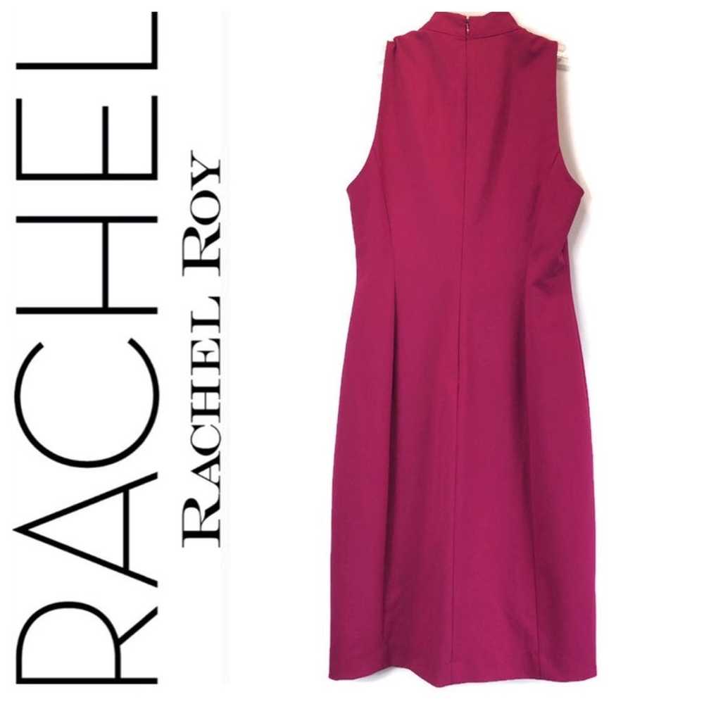Rachel Roy Frayed Draped Sheath Dress - image 5