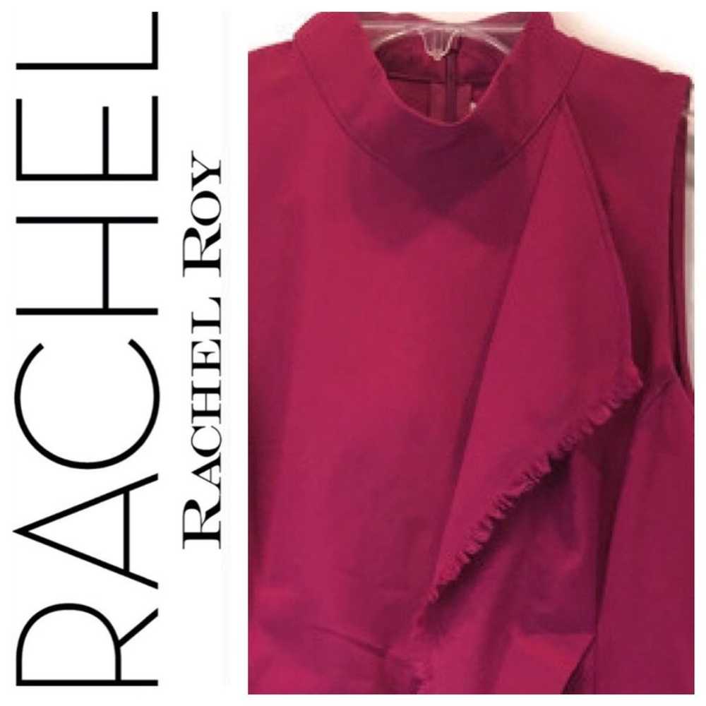 Rachel Roy Frayed Draped Sheath Dress - image 6