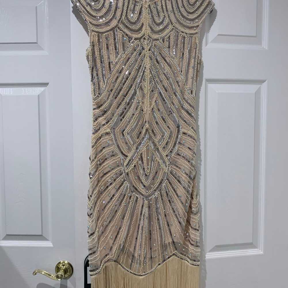 Babeyond Dress Flapper Sequin Fringe Custom 1920’… - image 5