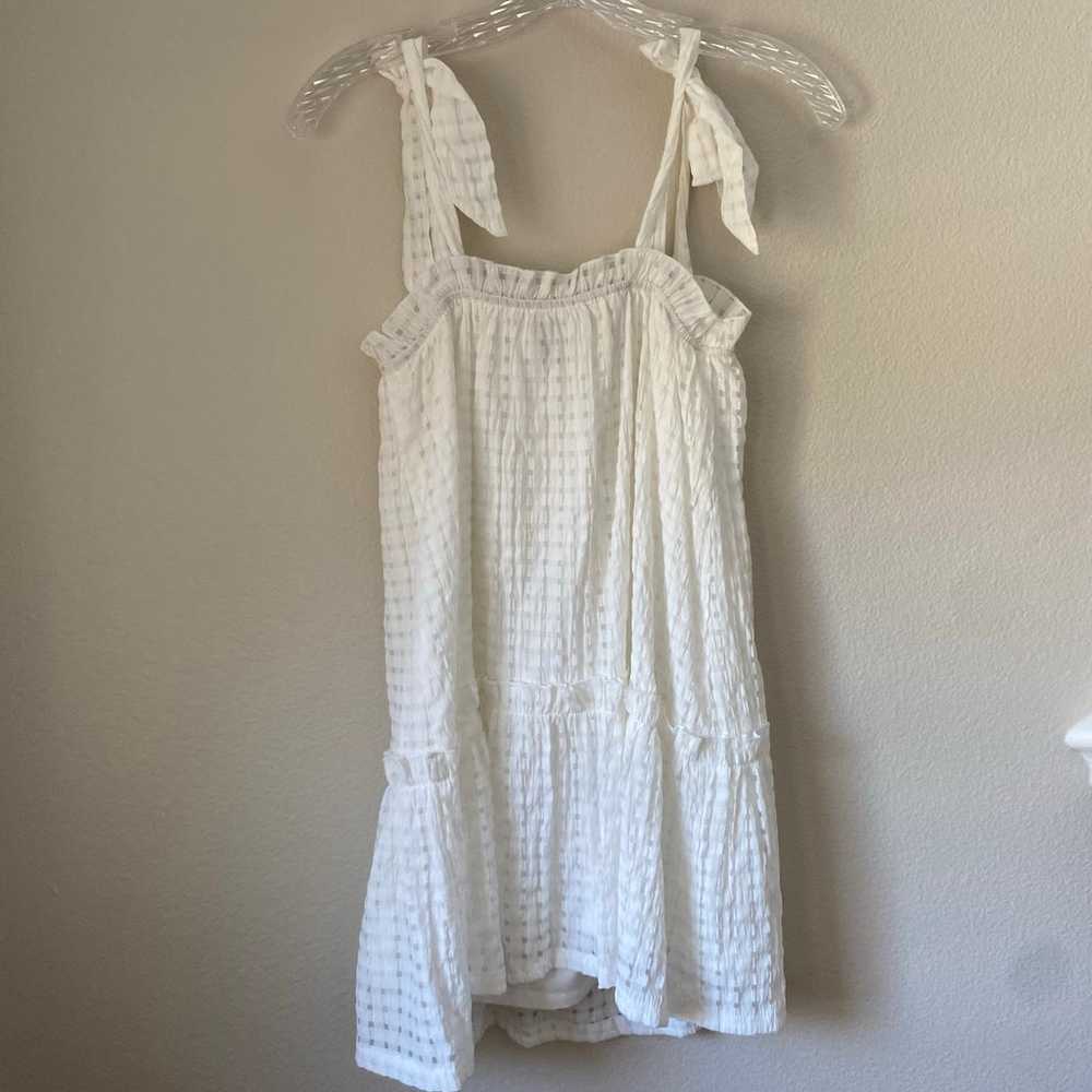 Princess Polly White Gingham Dress with ties - image 4