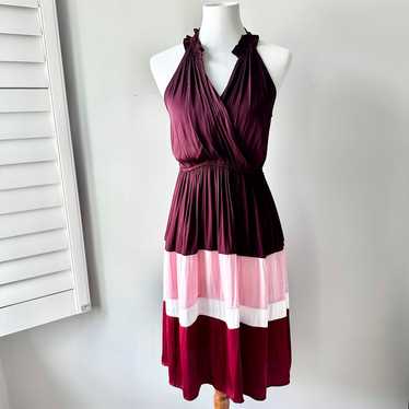 Current Air Burgundy Pink Sleeveless Maxi Polyest… - image 1