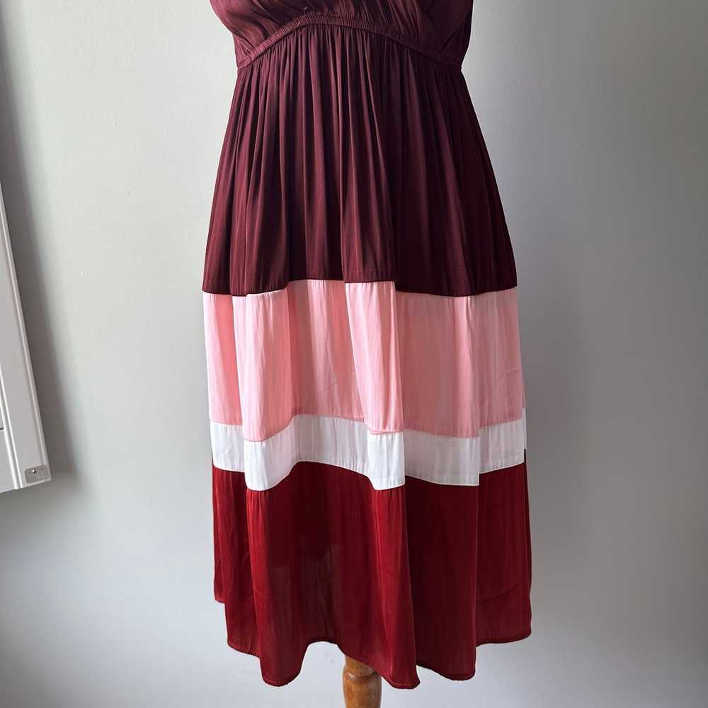 Current Air Burgundy Pink Sleeveless Maxi Polyest… - image 4