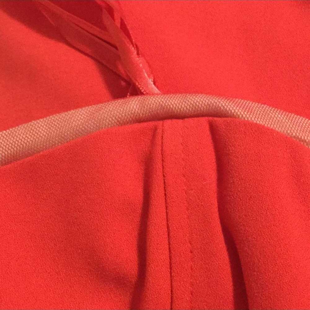 Red Sleeveless Dress Criss Cross - image 3