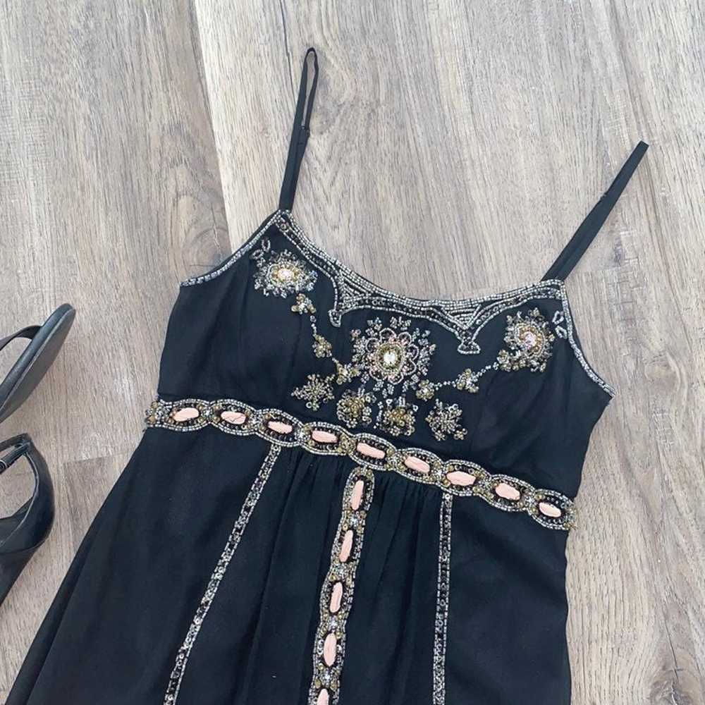 Neiman Marcus black beaded dress - image 2