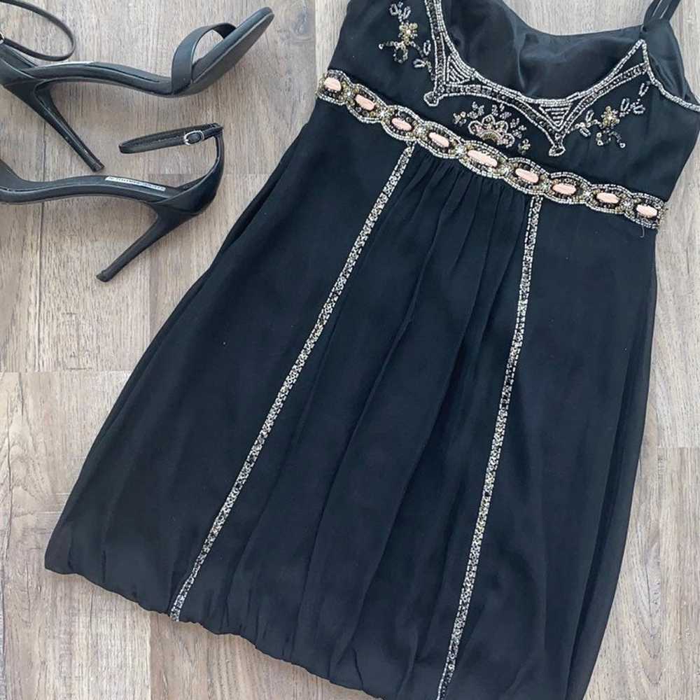 Neiman Marcus black beaded dress - image 6