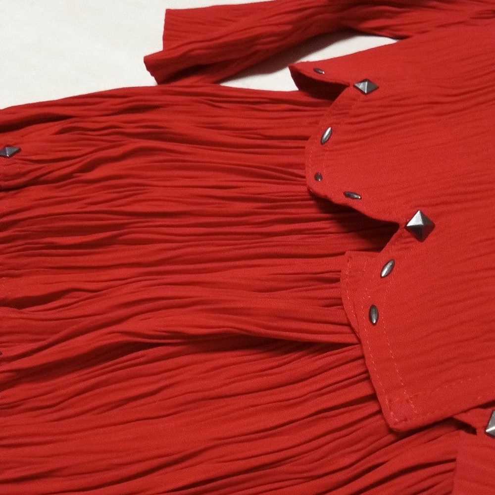 Western Dress by Stonridge Petites. Deep Red. - image 6