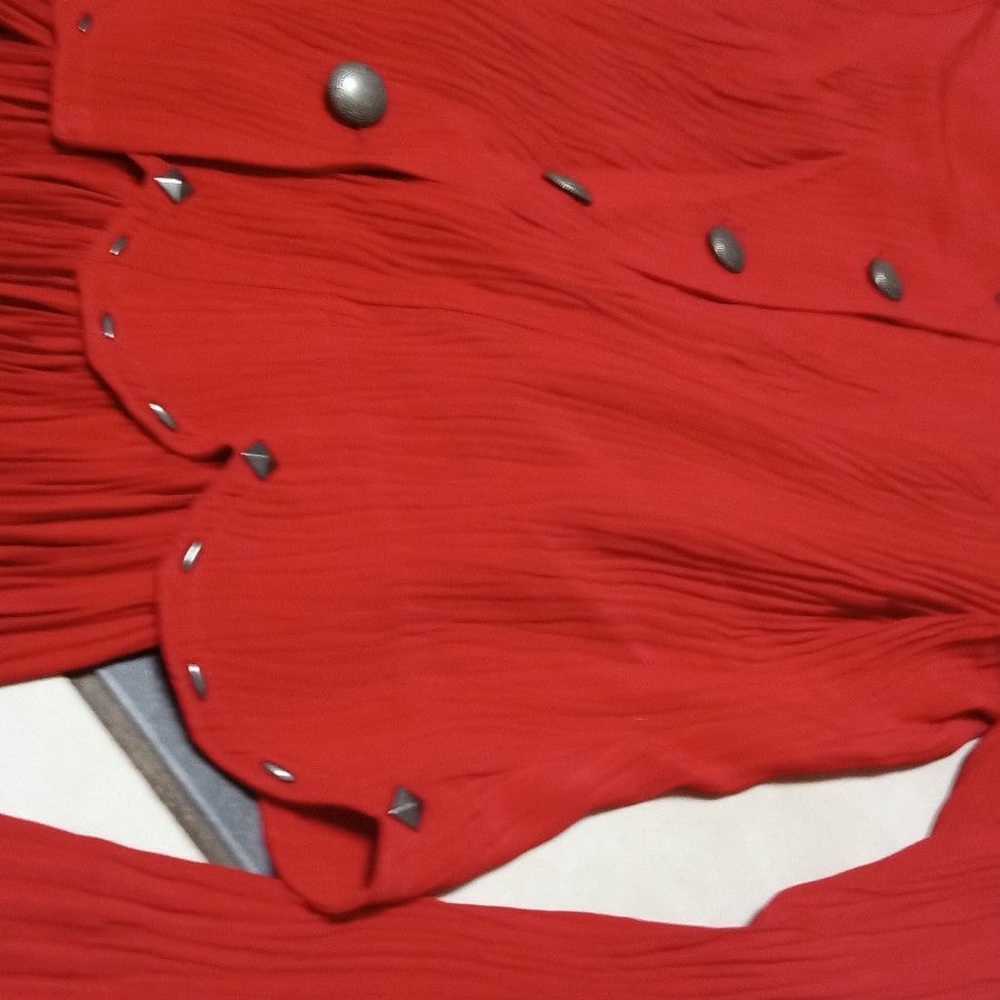 Western Dress by Stonridge Petites. Deep Red. - image 7