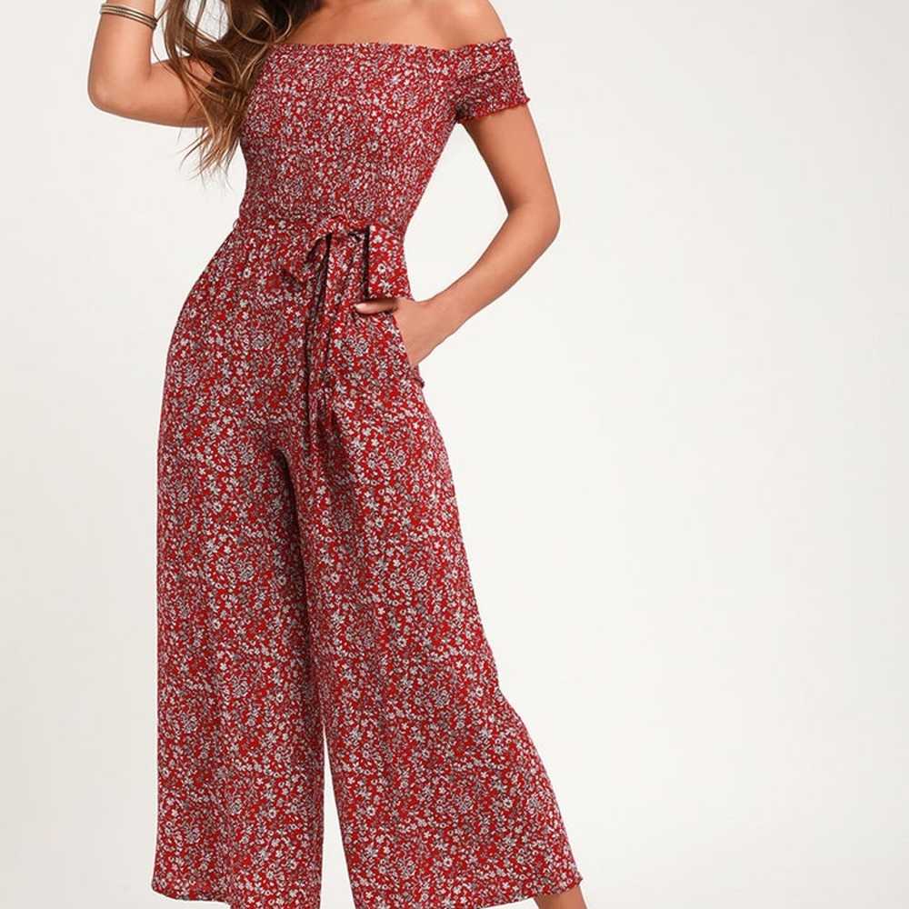 Off-Shoulder Jumpsuit - image 1