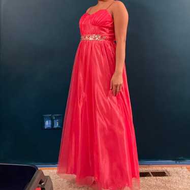 Prom formal dress coral - image 1
