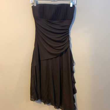 brown strapless fairy dress - image 1