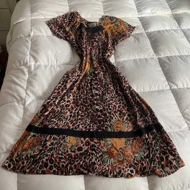 Y2K 100% cotton house dress