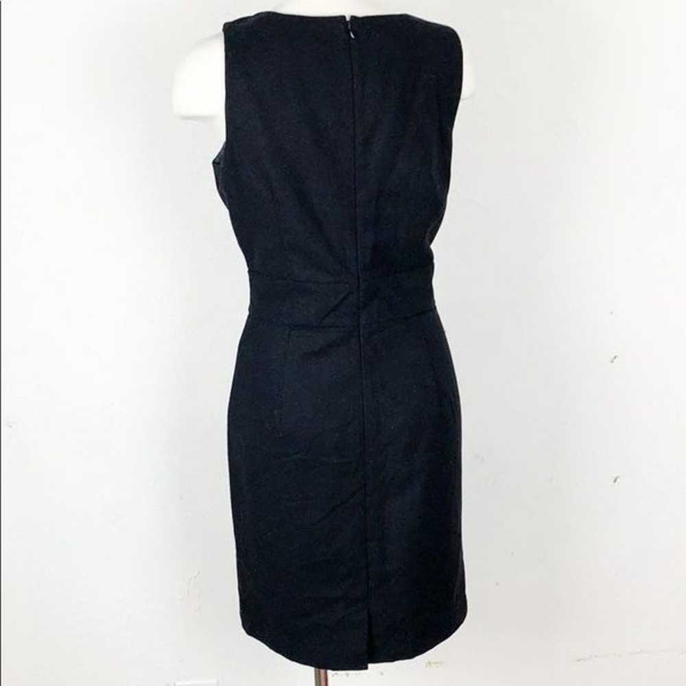 BANANA REPUBLIC Jeweled Wool Sheath Dress Black s… - image 5