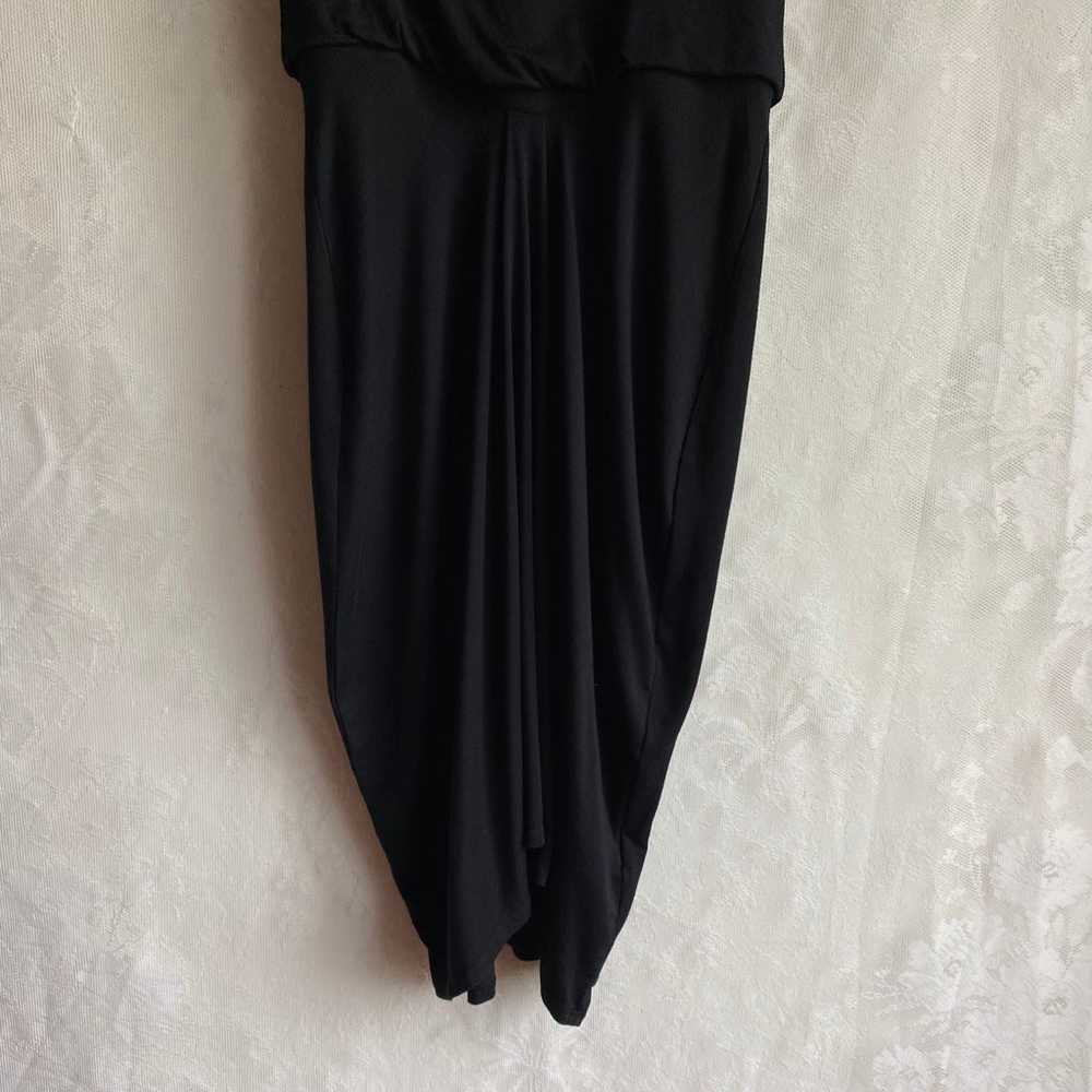 Athleta Daytrip Dress Black Modal Stretchy Sleeve… - image 5